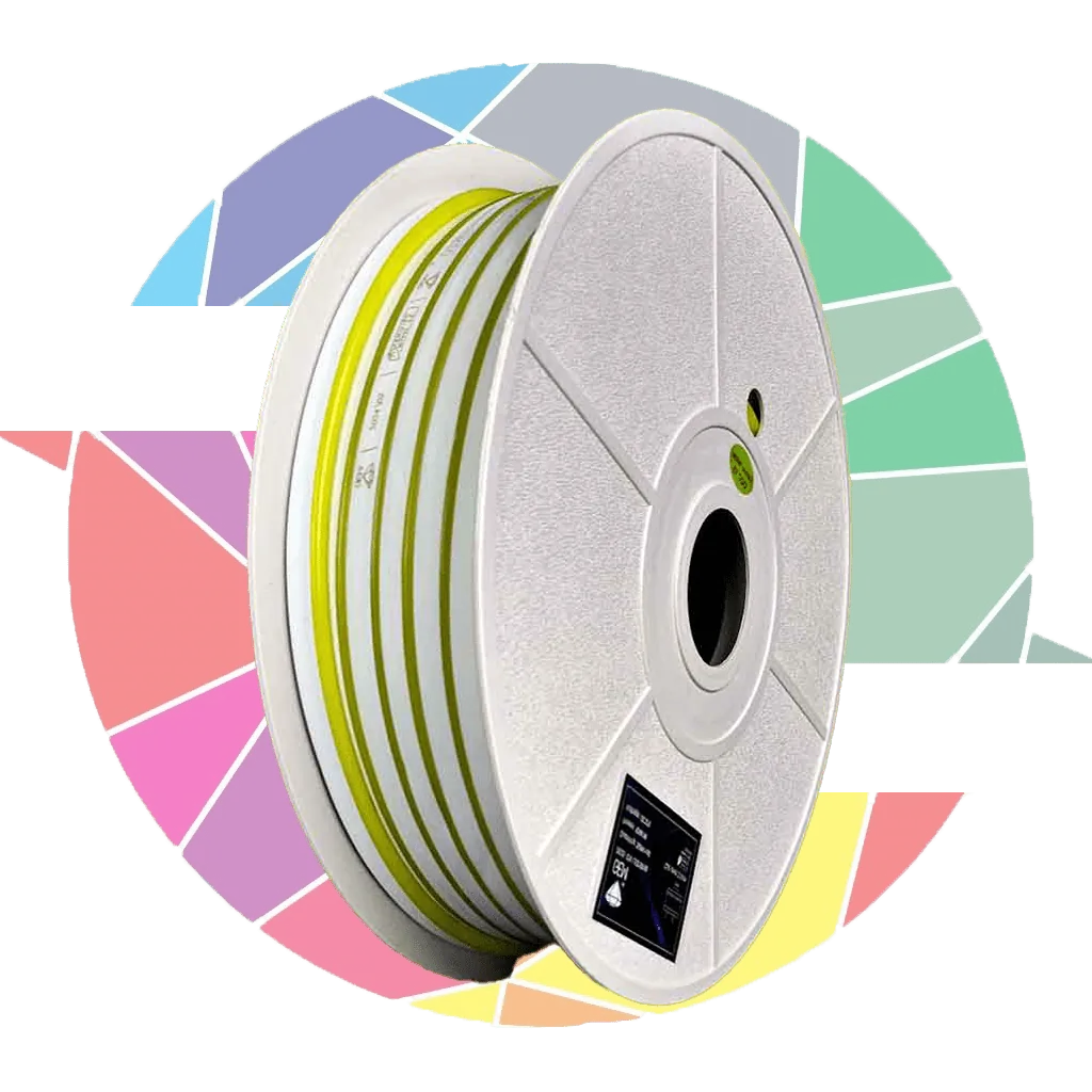 نئون فلکسی زرد لیمویی جم