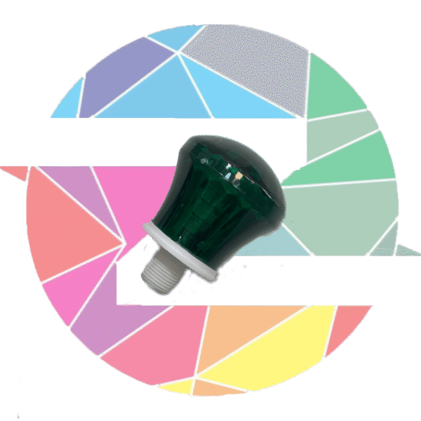 لامپ لاسوگاسی گلابی سبز