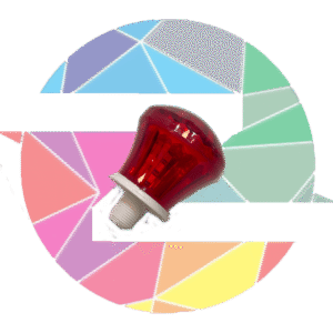 لامپ لاسوگاسی گلابی قرمز