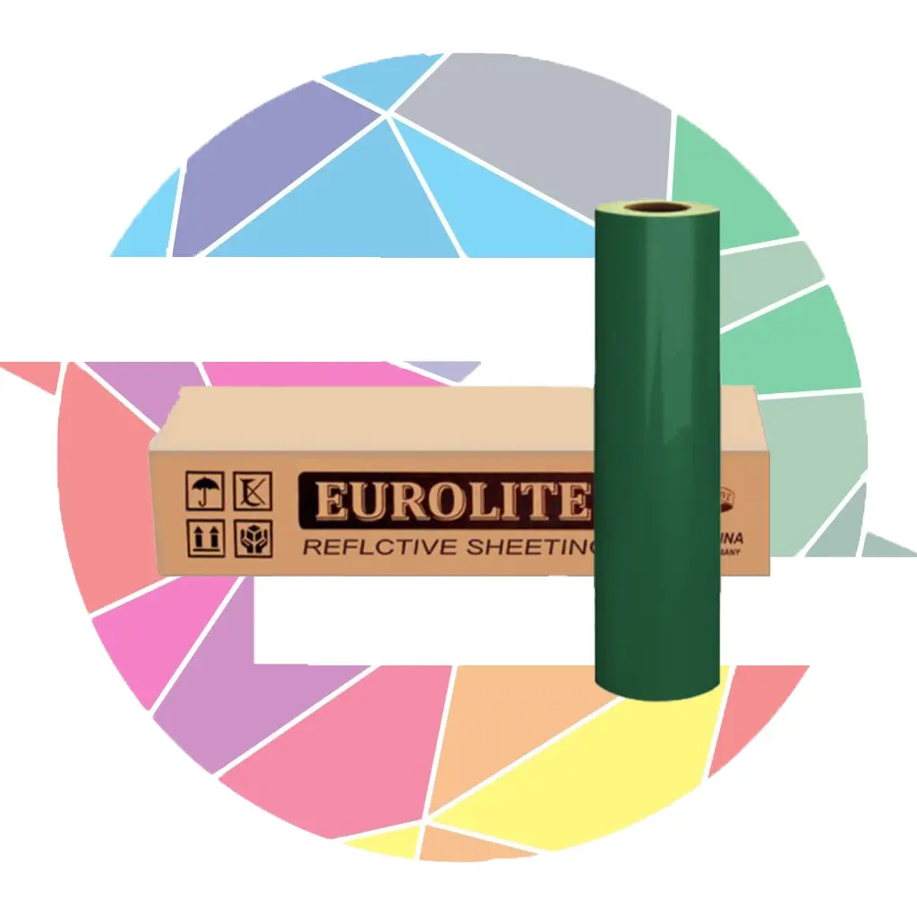 برچسب شبرنگ فسفری سبز Eurolite
