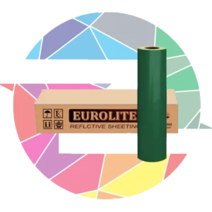 برچسب شبرنگ فسفری سبز Eurolite