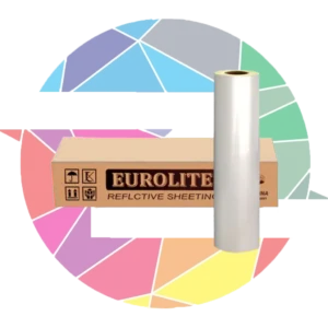 برچسب شبرنگ فسفری سفید (خاکستری) Eurolite