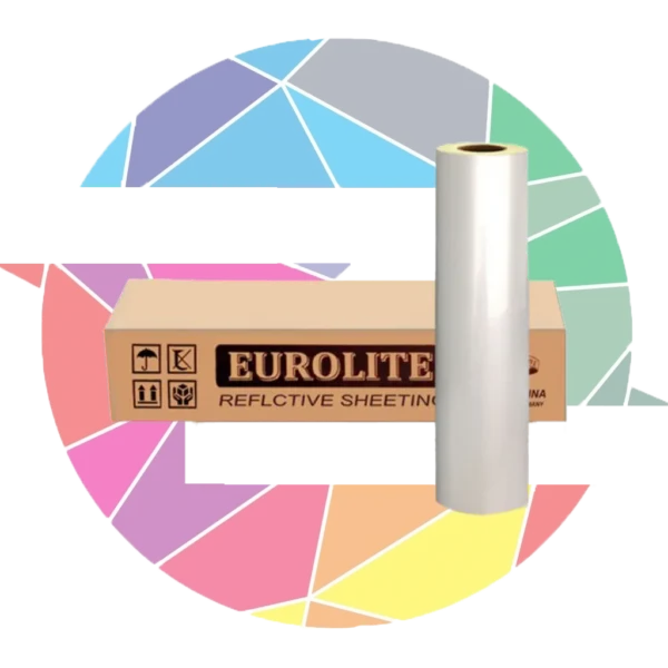 برچسب شبرنگ فسفری سفید (خاکستری) Eurolite
