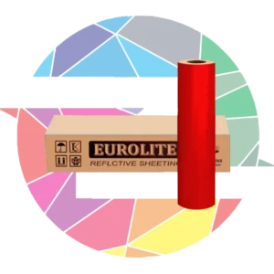 شبرنگ فسفری Eurolite قرمز