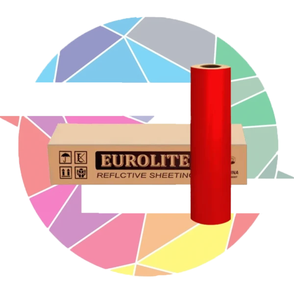 شبرنگ فسفری Eurolite قرمز
