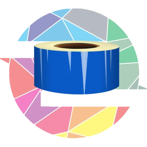 نوار شبرنگ فسفری آبی