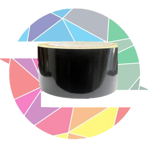 نوار شبرنگ فسفری مشکی (2) نوار شبرنگ فسفری مشکی