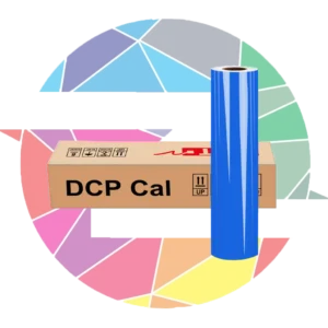برچسب (سلفون) شیشه‌ای آبی کد 3304 DCPCAL