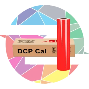 برچسب (سلفون) شیشهای قرمز کد 3107 DCPCAL