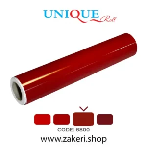 برچسب روزرنگ قرمز تیره براق کد 6800 Unique