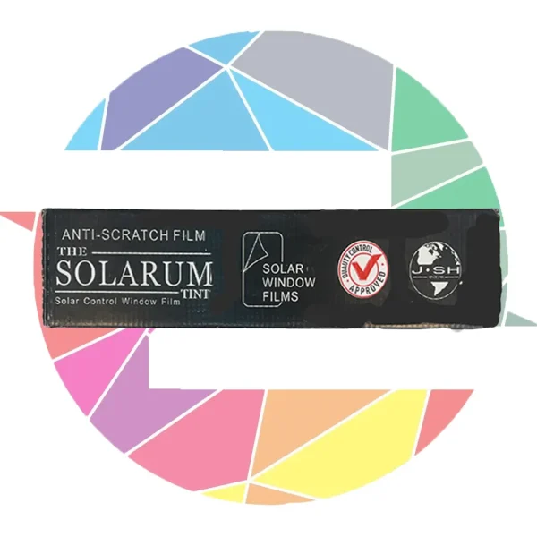 دودی solarum برچسب شیشه دودی ضدخش Solarum