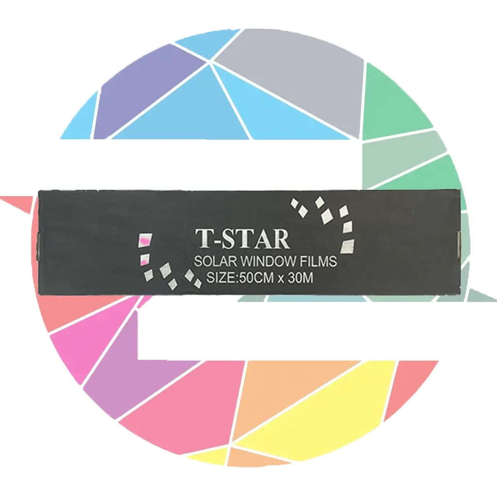برچسب شیشه دودی ضدخش T-star مشکی