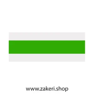 لبه سوئدی مکس سفید خط سبز