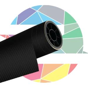 برچسب طرح کربن مشکی