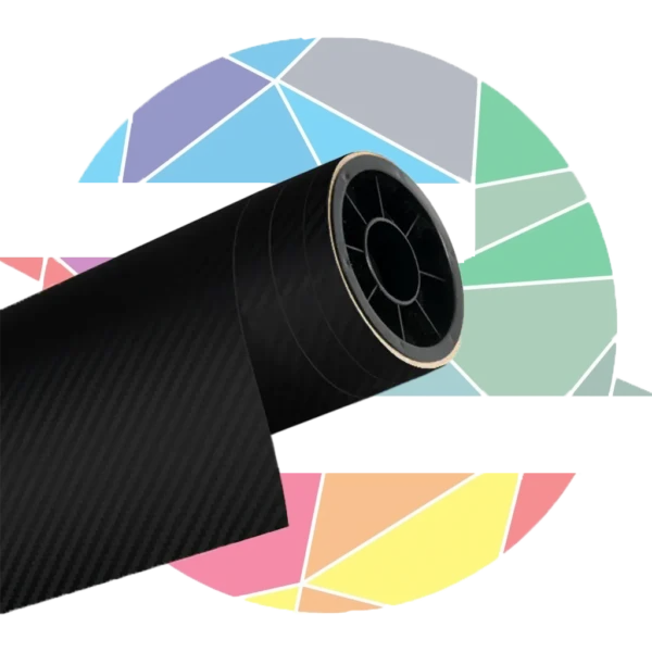 برچسب طرح کربن مشکی