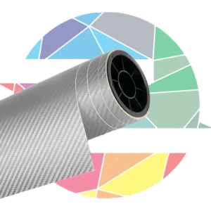 برچسب طرح کربن نقره ای