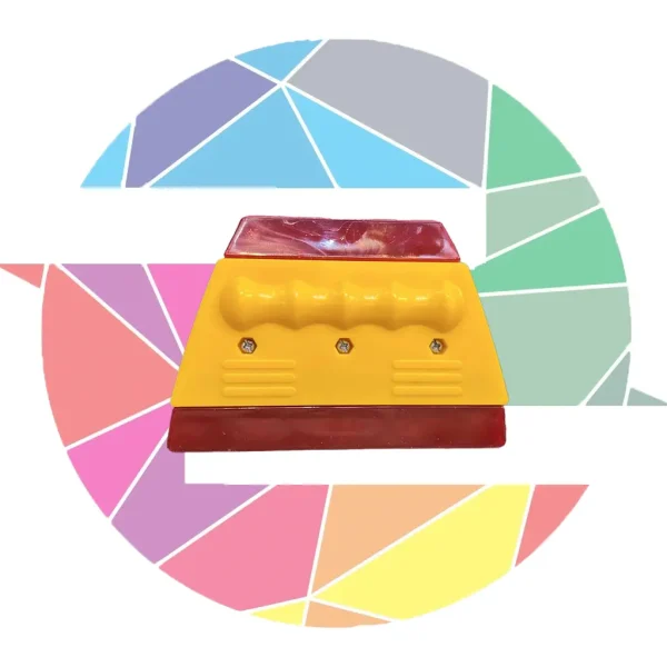 ژله قرمز کاردک نصب برچسب دو سر ژله ای قرمز