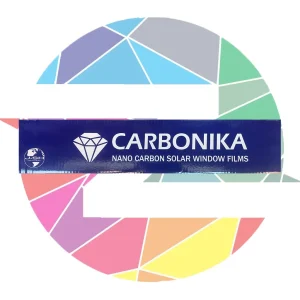 برچسب شیشه دودی ضدخش 2لایه Carbonika