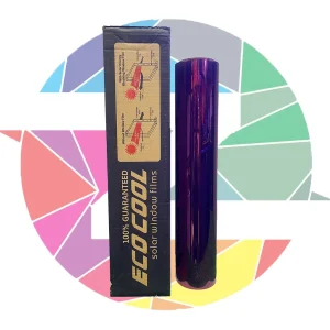 برچسب شیشه دودی ضدخش قرمز Eco cool کد RED20