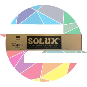 برچسب شیشه دودی ضدخش تک لایه Solux